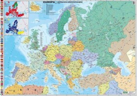 Mapa polityczno - administracyjna Europy 1:4 500 000