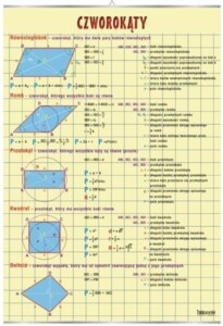 Czworokąty - plansza dydaktyczna