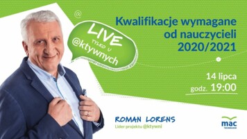 [Retransmisja] Kwalifikacje wymagane od nauczycieli 2020/2021