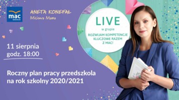 [Retransmisja] Roczny plan pracy przedszkola na rok szkolny 2020/2021