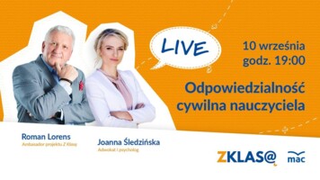 [LIVE Z KLASĄ]  Odpowiedzialność cywilna nauczyciela.