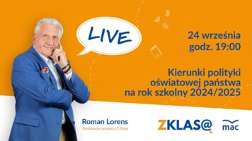 [LIVE Z KLASĄ] Roman Lorens - Kierunki polityki oświatowej państwa na rok szkolny 2024/2025